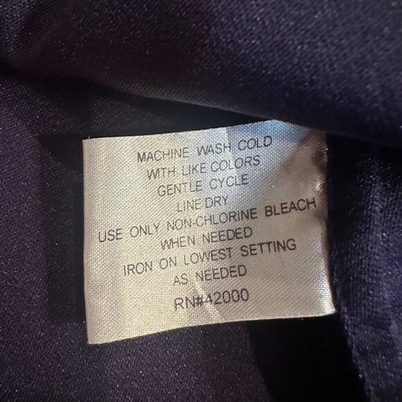 DISNEY WOMENS XL EEYORE LONG SLEEVE BLUE VELVET SHIRT - Picture 7 of 8